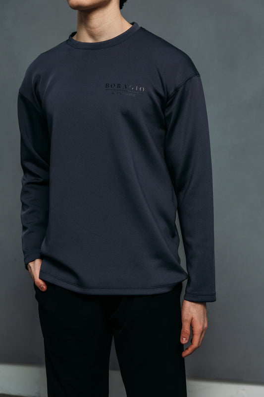 Luxe sweatshirt ocean blue