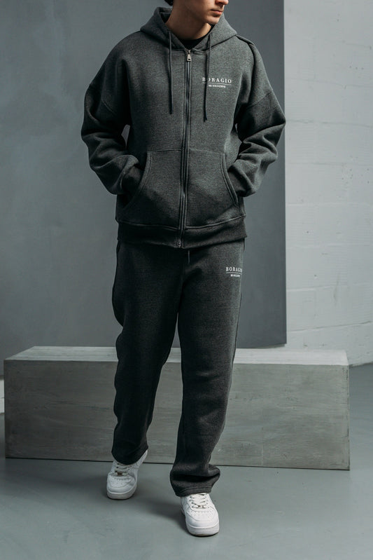 Zip-Up Tracksuit Grey