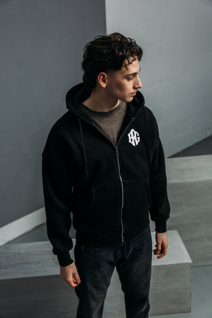 BRG Classic Zip Hoodie Black