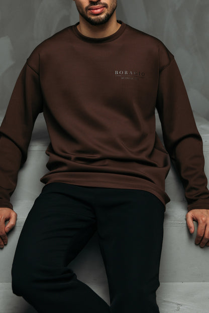 Luxe Essential Sweater – Mocha Brown