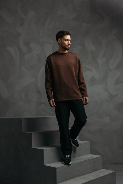 Luxe Essential Sweater – Mocha Brown