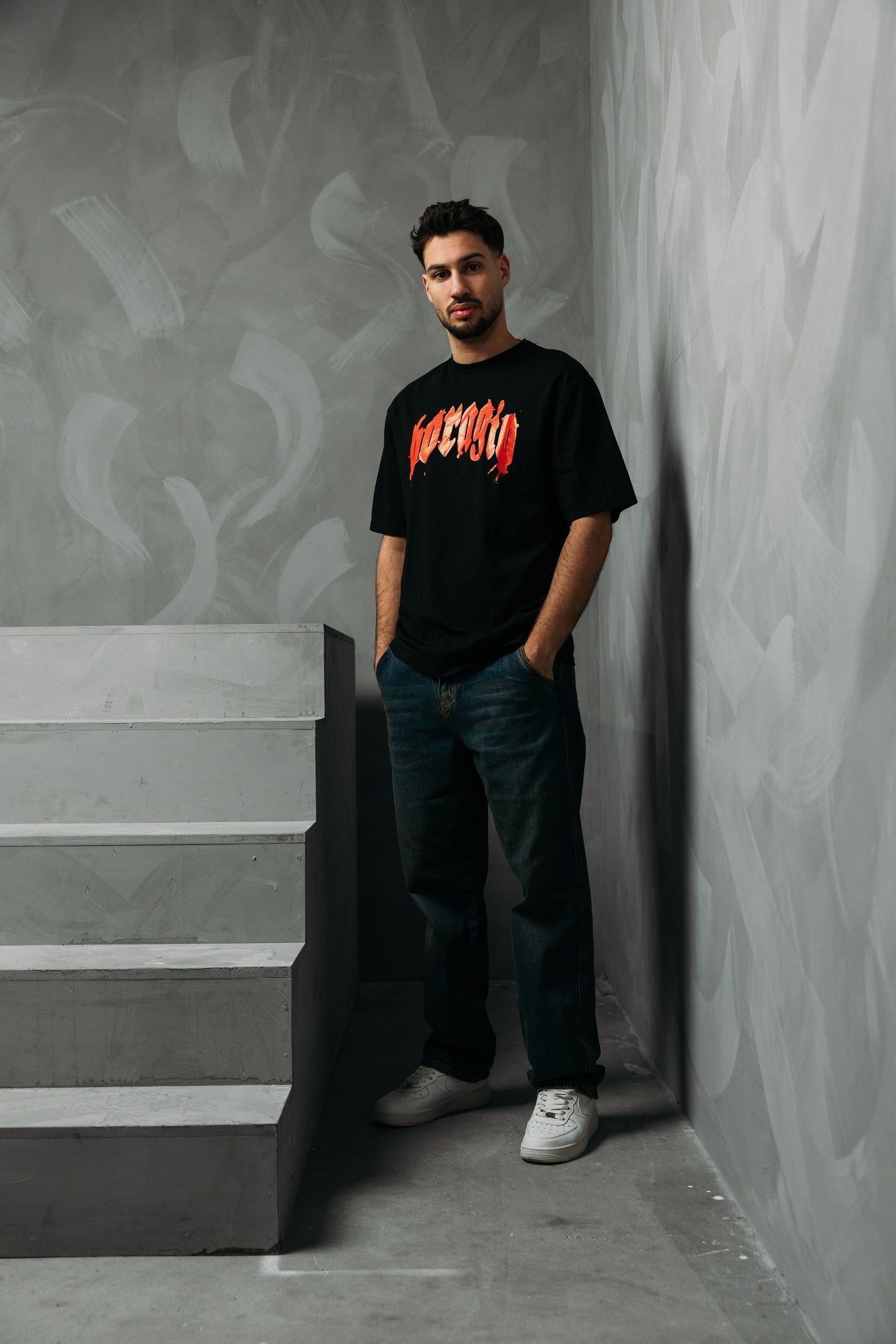 Boragio Graffiti Logo T-shirt – Black Edition