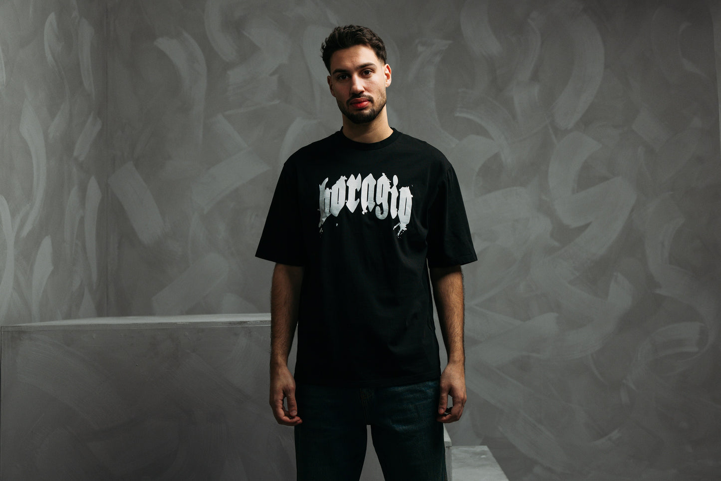 Graffiti Logo T-shirt – BLack & White