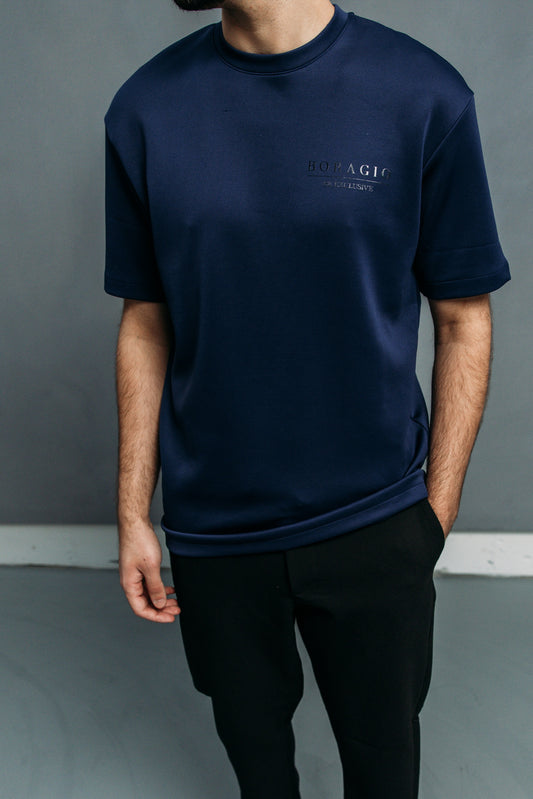 Boragio Luxe T-shirt Dark Blue