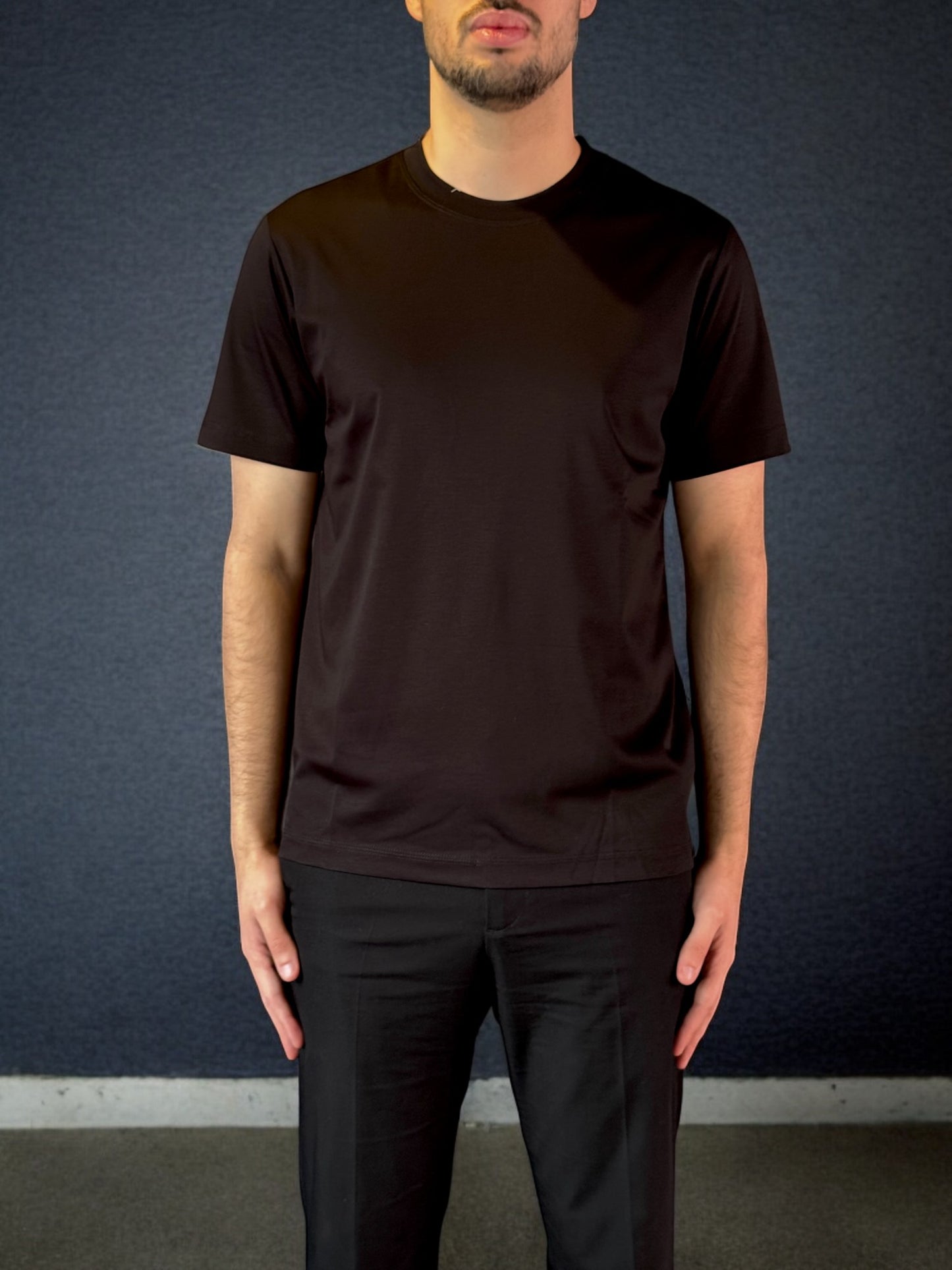Luxe Shine Tee – BLACK