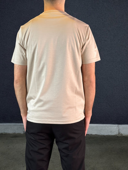 Luxe Shine Tee – BEIGE